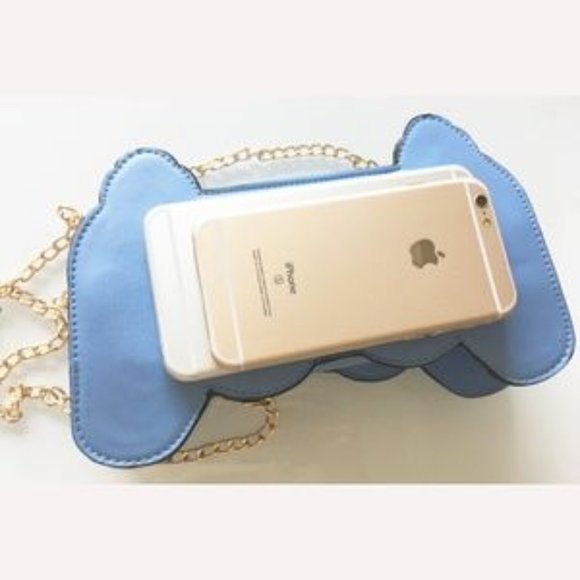Blue Playstation Controler Gamer Cosplay Handbag - Picture 2 of 8